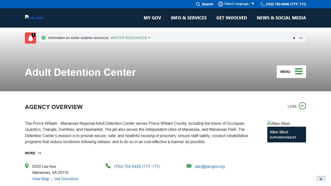 Adult Detention Center